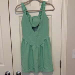 Mint Green Sleeveless Dress